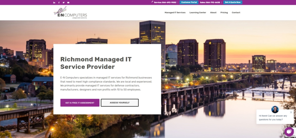 E-N Computers Richmond Va managed IT service provider