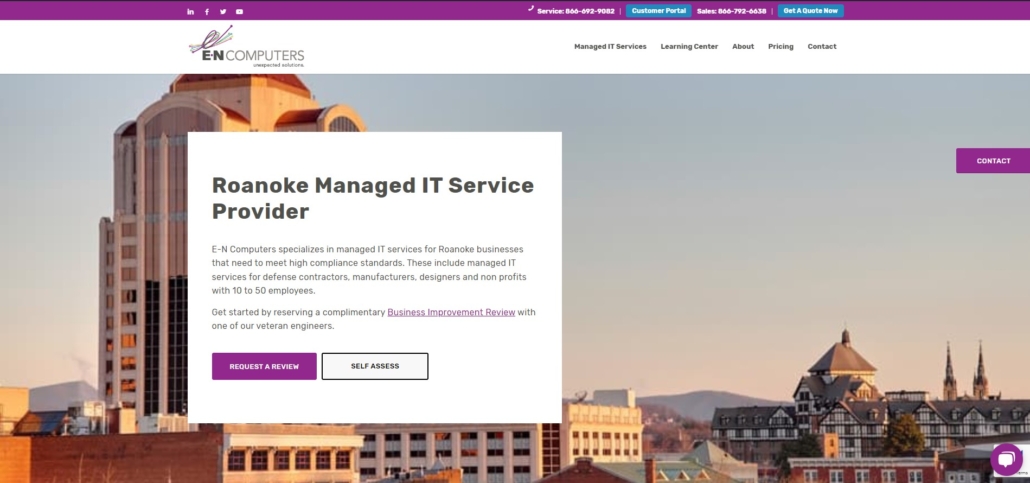 E-N Computers Roanoke outsourced IT service E-N Computers outsourced IT service