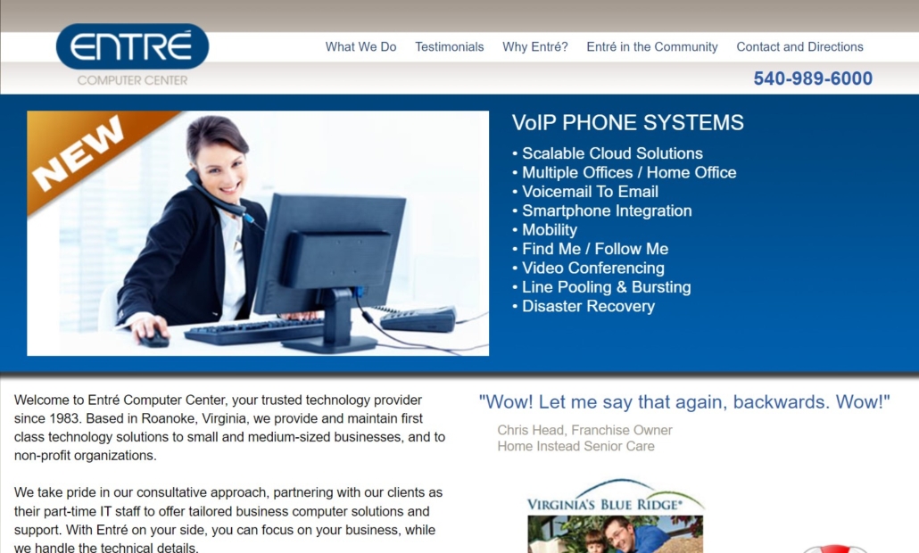 Top Roanoke outsourced IT companies Entre Computer Center Top Roanoke outsourced IT companies Entre Computer Center
