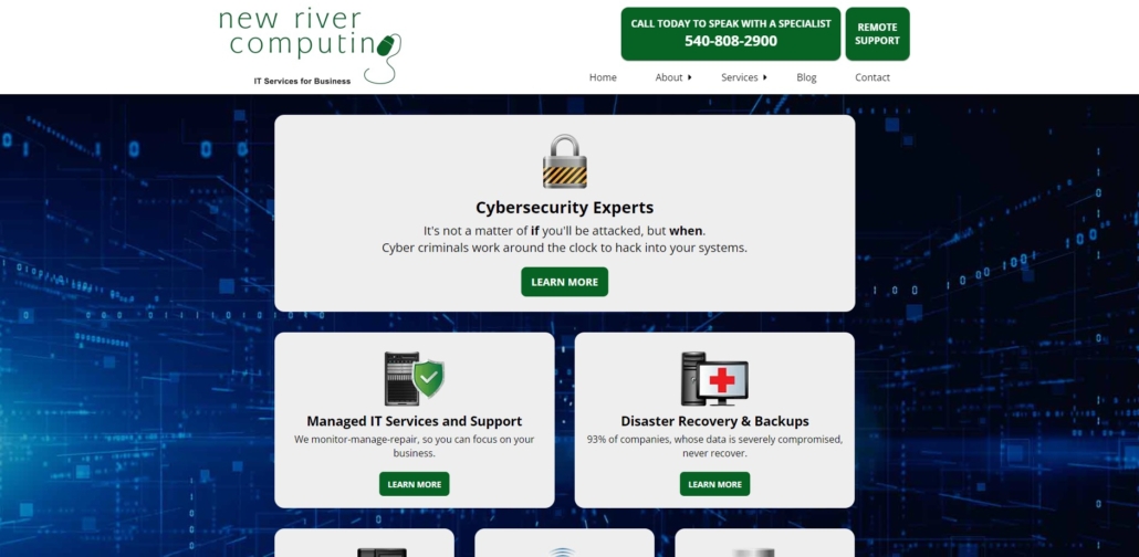 Roanoke outsourced IT services New River Computing