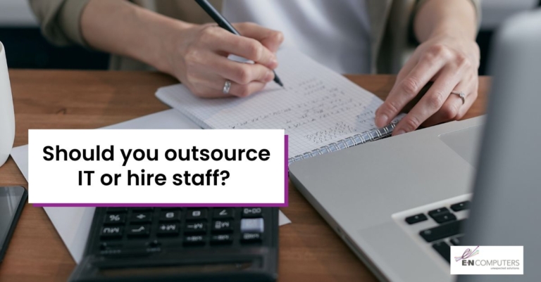 calculating the cost of outsourcing IT versus hiring IT staff