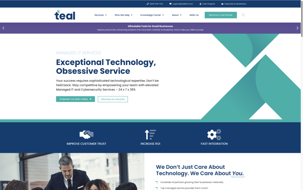 Teal - best IT managed services Virginia