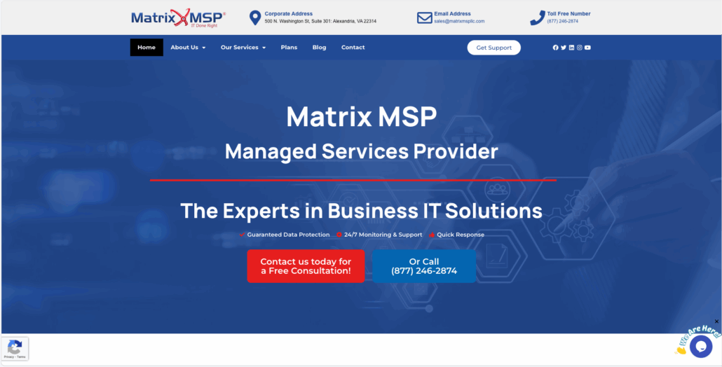 Alexandria outsourced IT support services - Matrix Alexandria outsourced IT support services - Matrix
