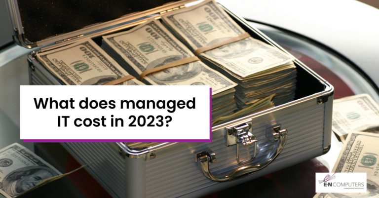 What does managed IT support cost in 2023?