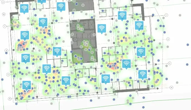 Meraki wireless map - Virginia Horse Center