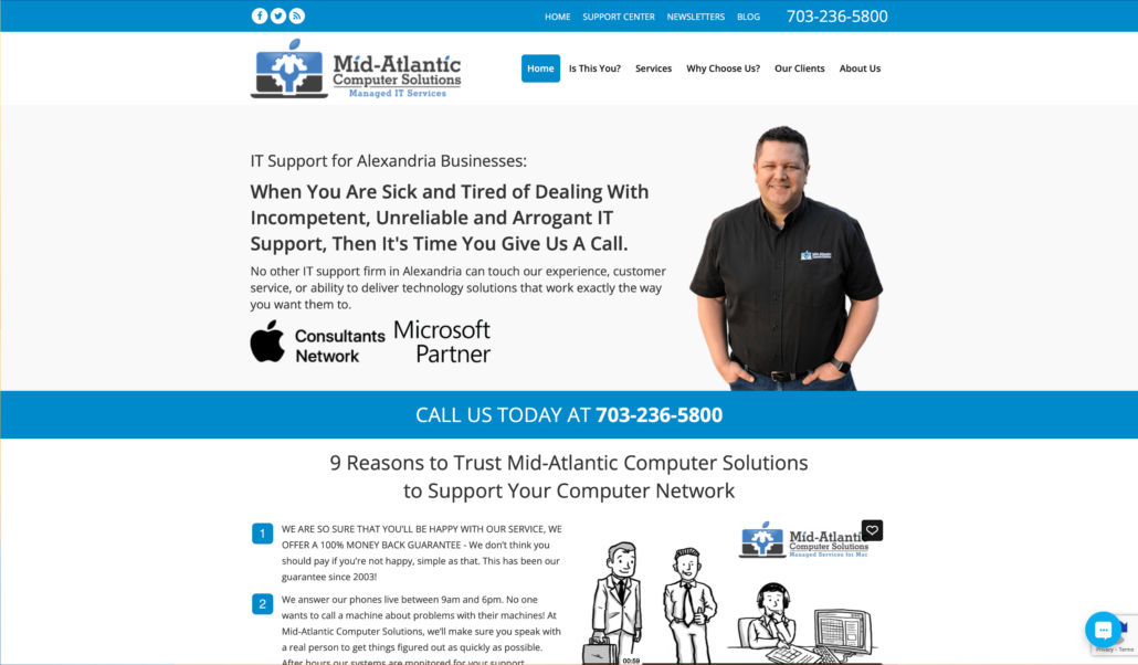 Alexandria outsourced IT services - Mid-Atlantic Computer Solutions
