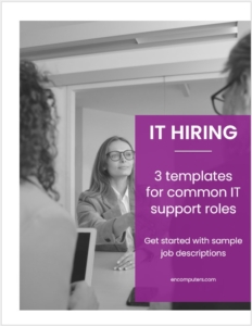 IT job description template IT job description template
