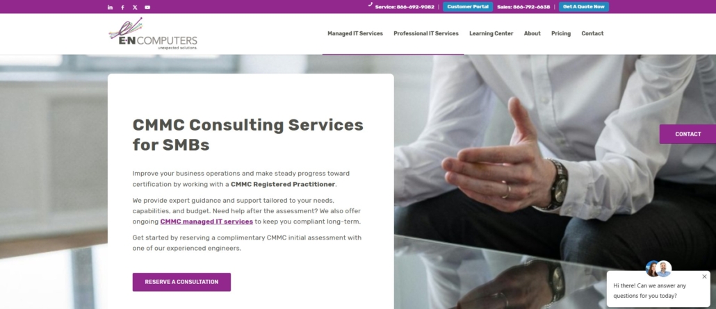 Best CMMC consultants 2026 - E-N Computers Best CMMC consultants 2026 - E-N Computers