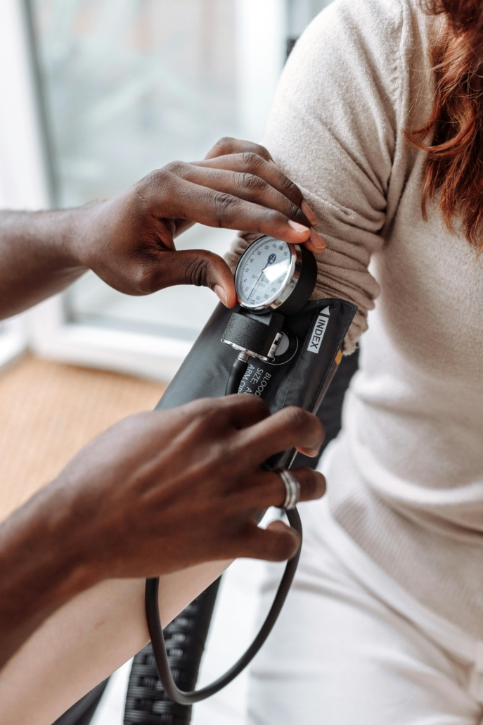 Blood pressure cuff illustrating preventative IT maintenance