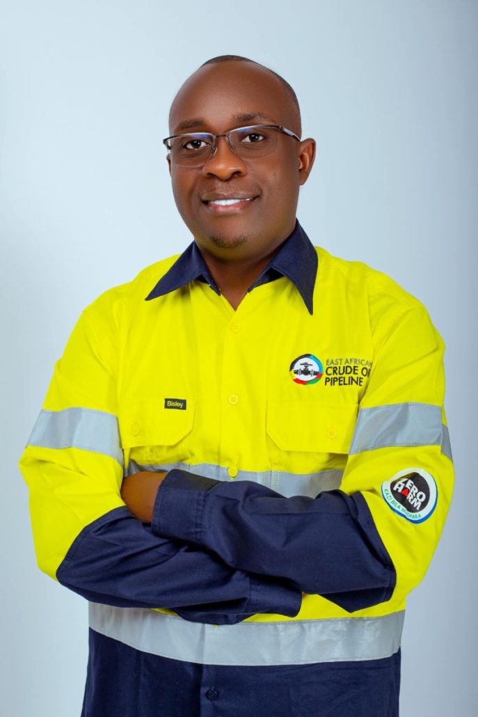 Man in industrial uniform