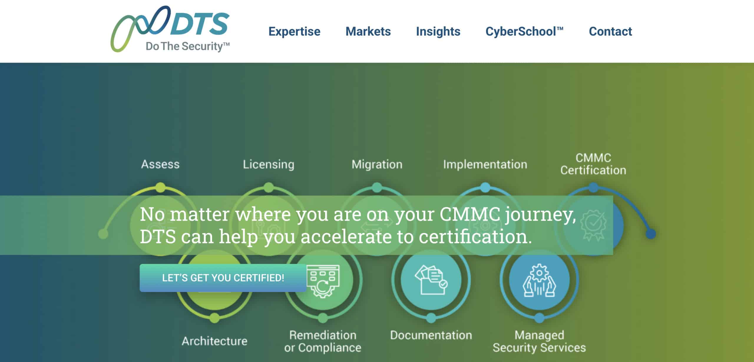 DTS - - best CMMC managed IT service providers Washington DC metro area