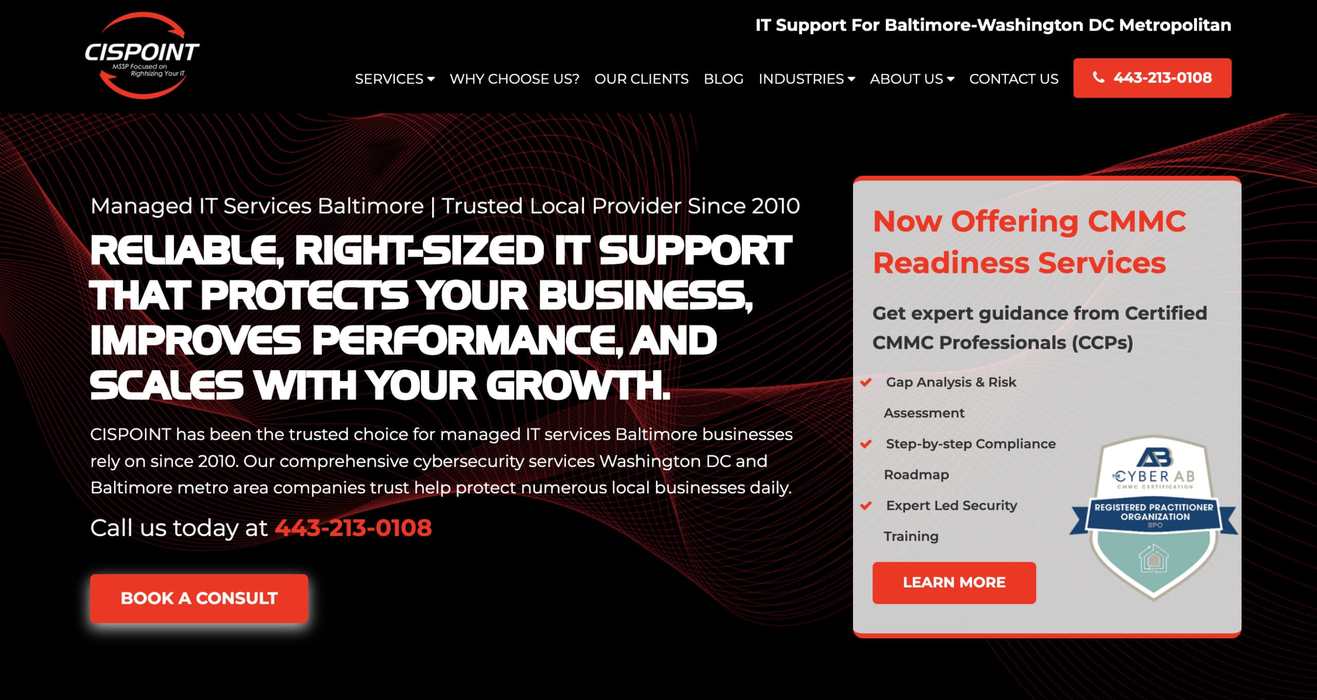 CISPOINT - best CMMC managed IT service providers Washington DC metro area