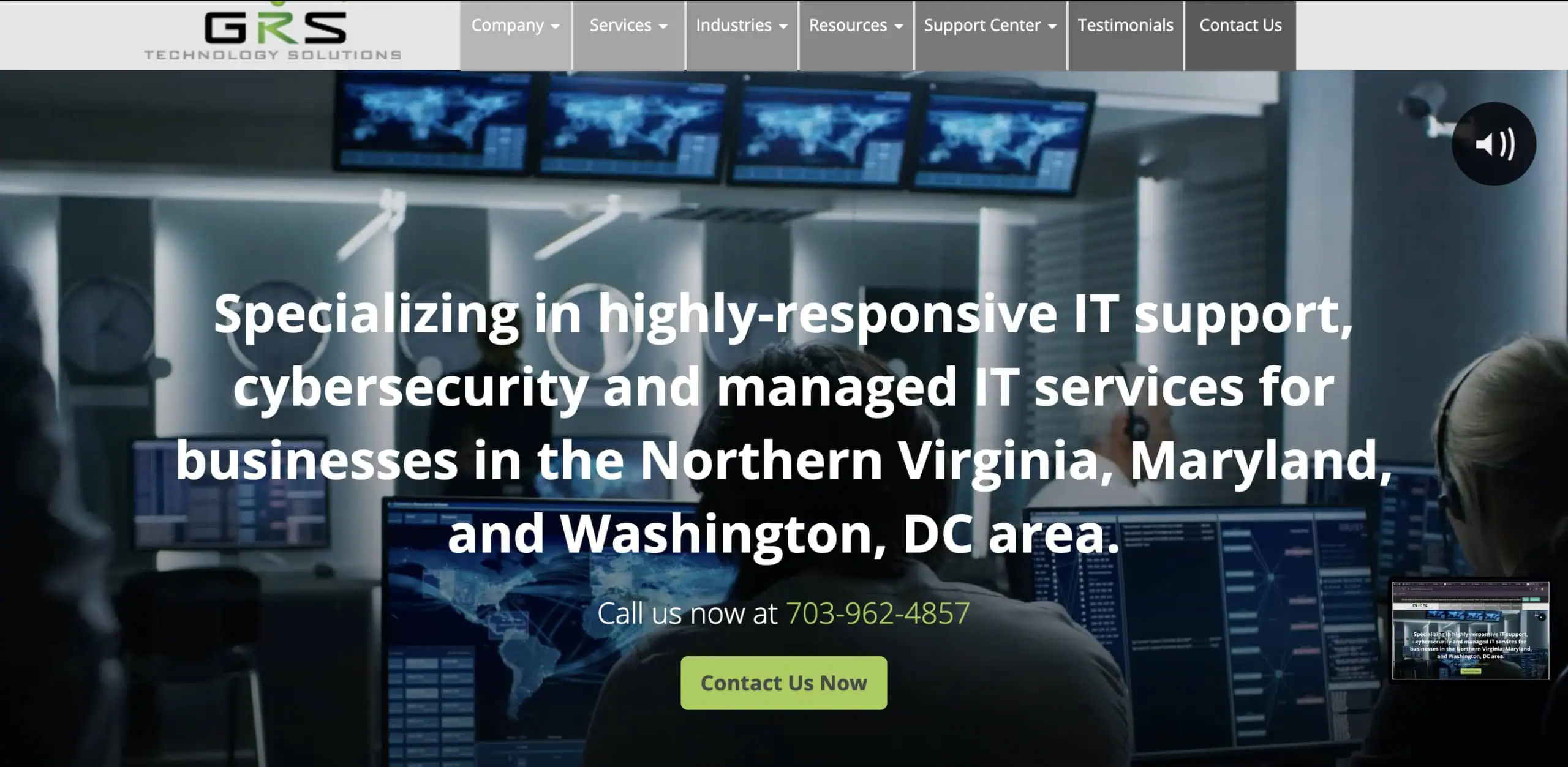 GRS Technology Solutions - best CMMC managed IT service providers Washington DC metro area