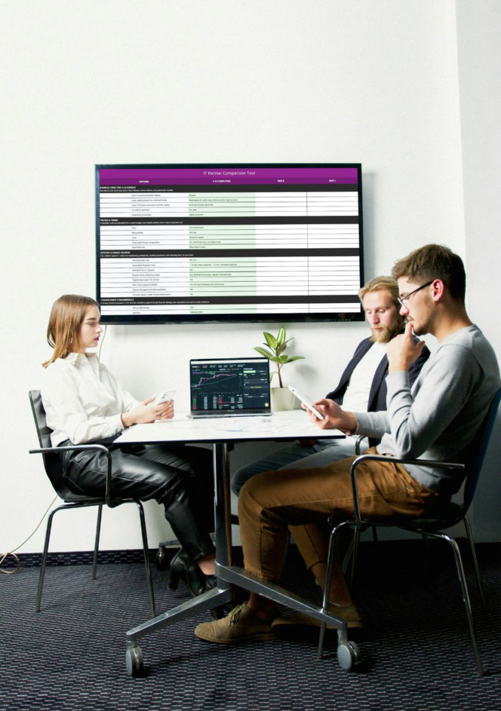 Tool for comparing managed IT services providers Tool for comparing managed IT services providers