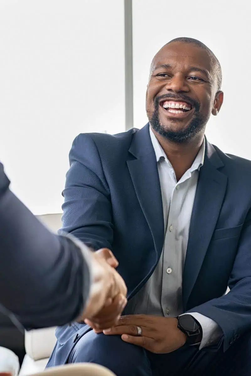 Successful business meeting