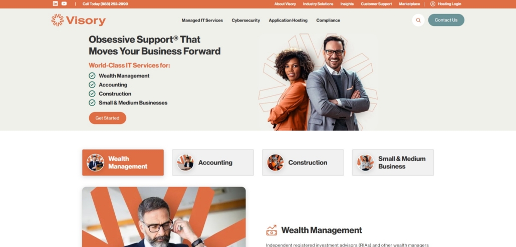 Best IT services for investment advisors - Visory