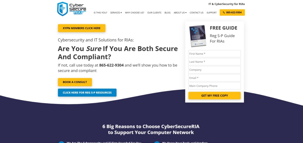 Best IT services for investment advisors - CyberSecure RIA Richmond Virginia IT services - NTS