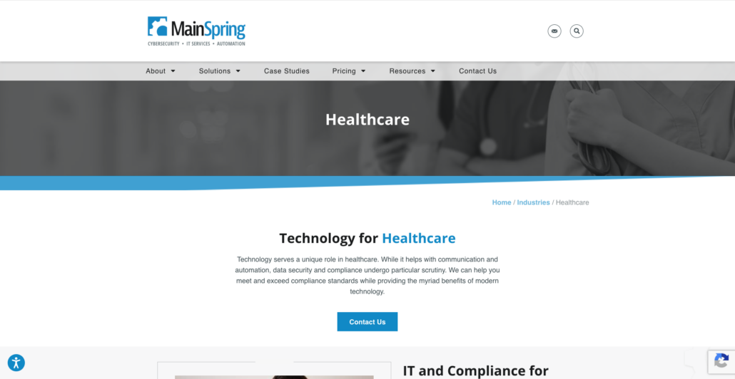 Mainspring healthcare 2026