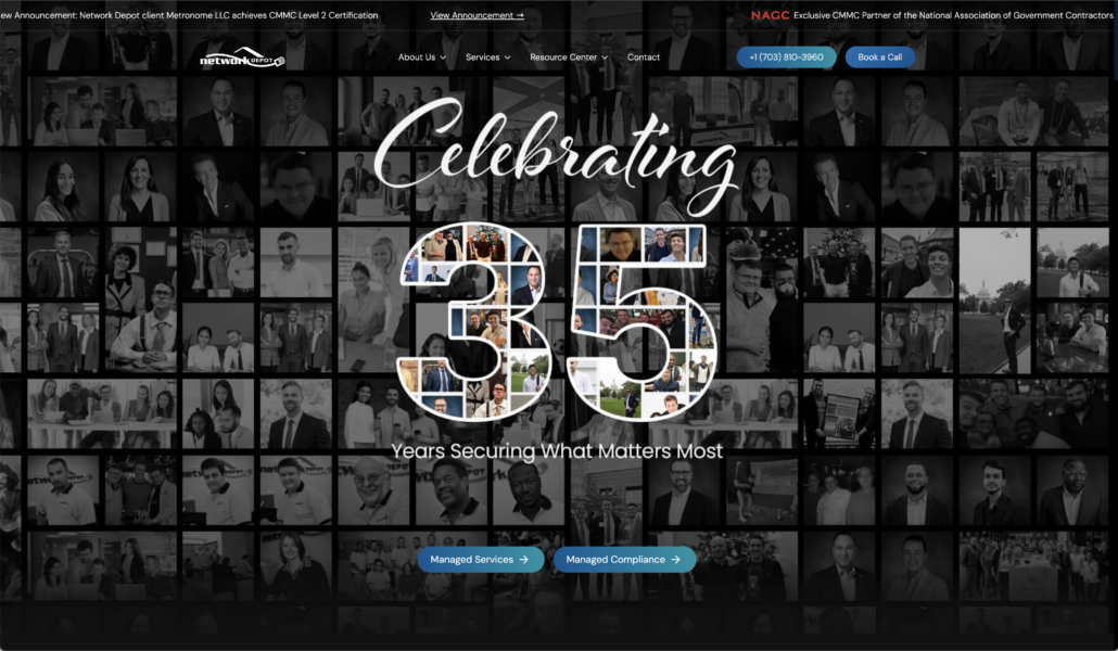 Network Depot homepage 2026