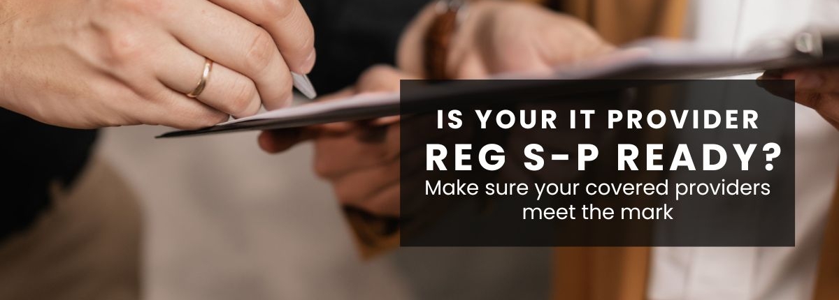 IT provider Reg S-P