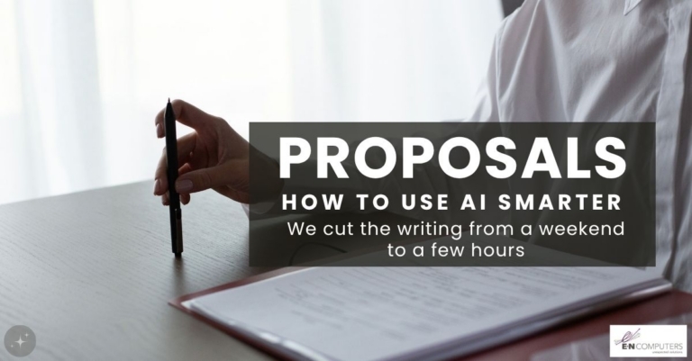 Using AI for proposals and RFP writing case study